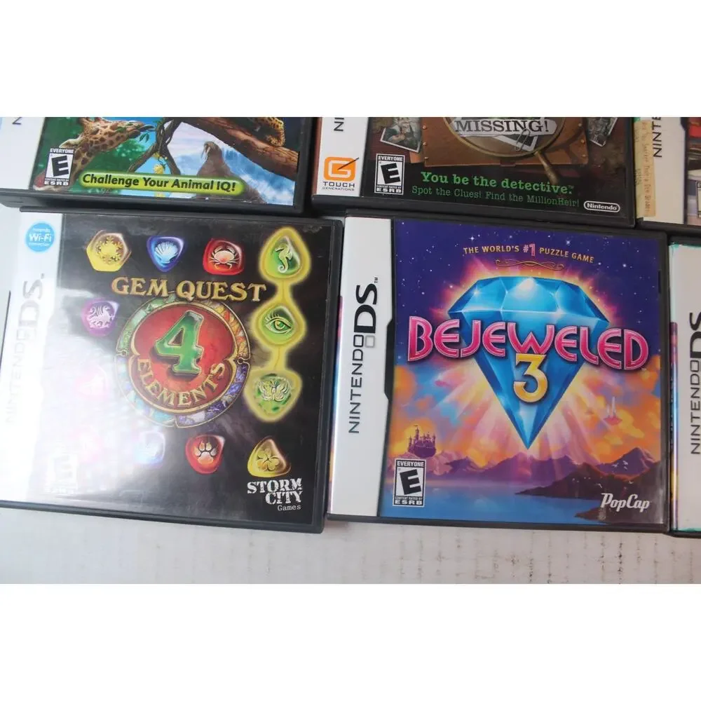 Lot of 12 Nintendo DS games. All with boxes, some with manuals, see pics (B)